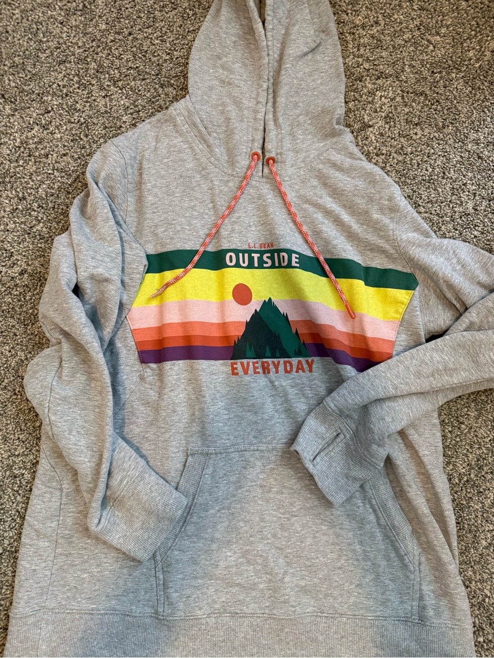 L.L. Bean women’s hooded sweatshirt